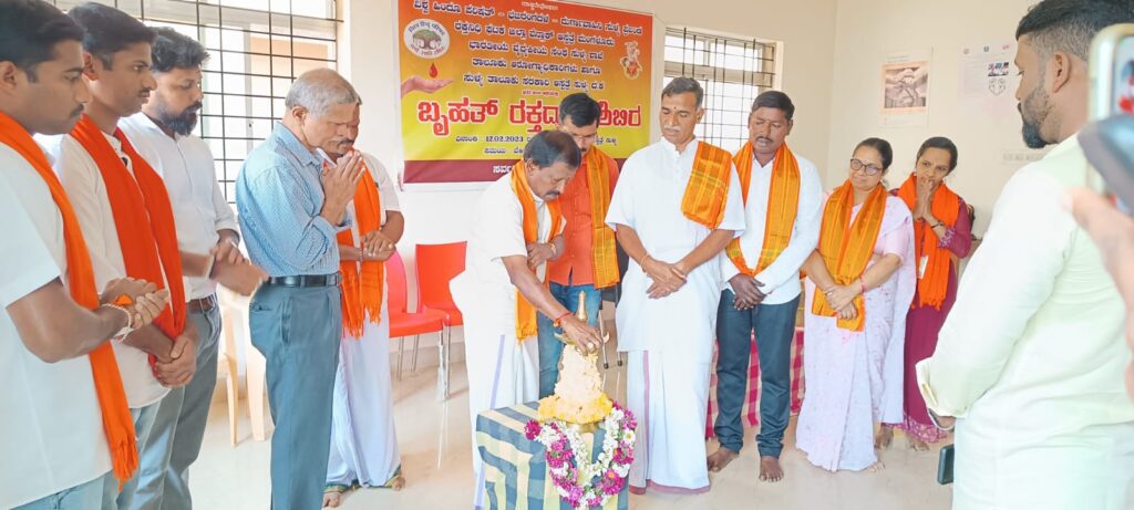 ಸುಳ್ಯದಲ್ಲಿ ವಿಶ್ವ ಹಿಂದೂ ಪರಿಷತ್ ರಕ್ತದಾನ ಶಿಬಿರದಲ್ಲಿ ನಿರೀಕ್ಷೆಗೂ ಮೀರಿದ ರಕ್ತದಾನ.