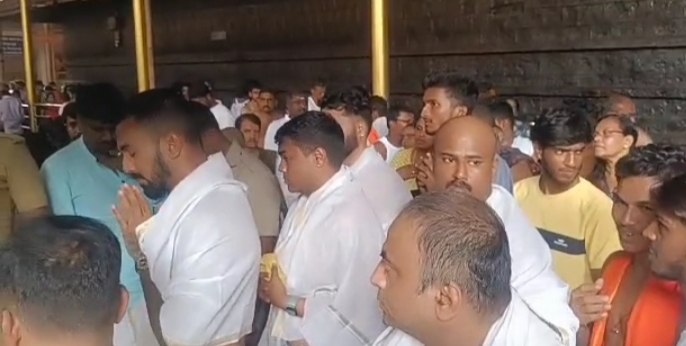 ಕುಕ್ಕೆ: ಕ್ರಿಕೇಟಿಗ ಕೆ.ಎಲ್ ರಾಹುಲ್ ಭೇಟಿ