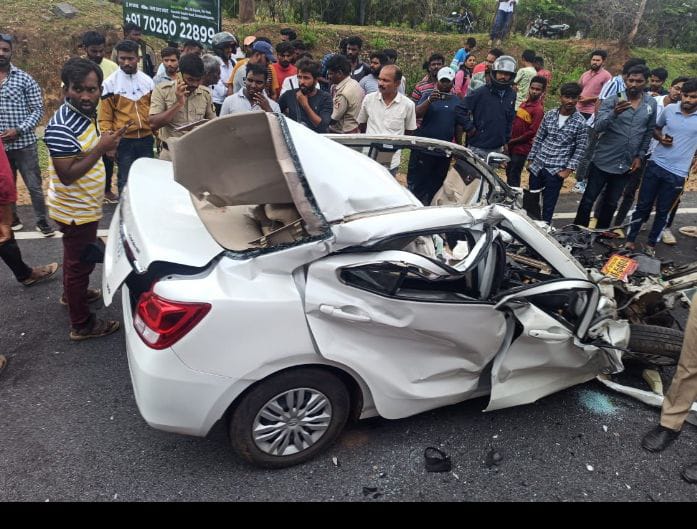 ಸೋಮವಾರಪೇಟೆ ಬಸ್, ಕಾರು ಡಿಕ್ಕಿ : ಹಿರಿಕರ ಗ್ರಾಮದ ದಂಪತಿ ಸಾವು.