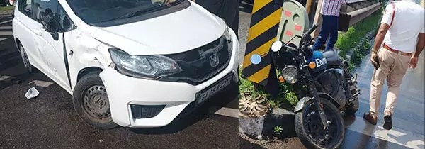 ಮುಲ್ಕಿ – ಕಾರು ಮತ್ತು ಬೈಕ್ ಅಪಘಾತ – ಬೈಕ್ ನಲ್ಲಿದ್ದ ಯುವತಿ ಸಾವು