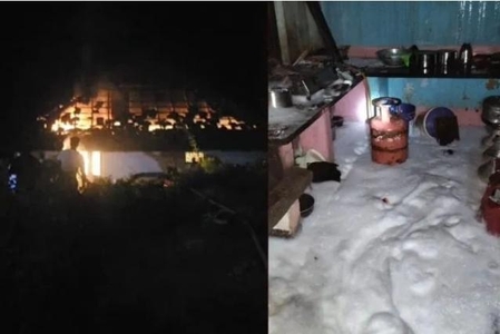 ಬಂಟ್ವಾಳ: ಅಡುಗೆ ಅನಿಲ ಸೋರಿಕೆಯಾಗಿ ಮನೆಗೆ ಬೆಂಕಿ