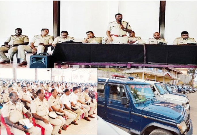 ಸಿಎಂ ಕೊಡಗು ಭೇಟಿ ಹಿನ್ನೆಲೆ : ಸಾವಿರಕ್ಕೂ ಅಧಿಕ ಪೊಲೀಸರ ನಿಯೋಜನೆ