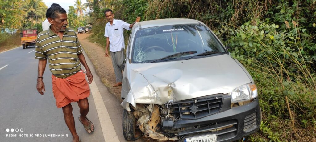 ಸಂಪಾಜೆ : ರಿಕ್ಷಾ – ಕಾರು ಡಿಕ್ಕಿ , ಚಾಲಕನಿಗೆ ಗಾಯ
