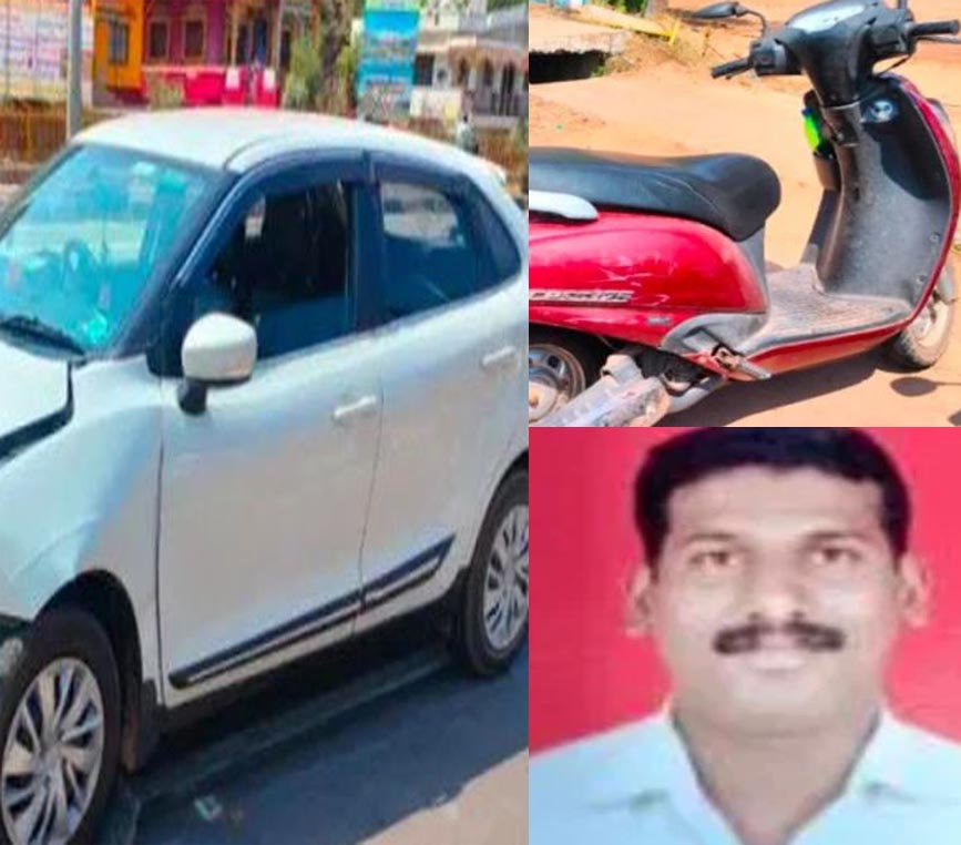 ಉಳ್ಳಾಲ: ಜೀಪ್- ಕಾರು ಅಪಘಾತ; ಕಾರಿನ ಚಕ್ರ ಸಿಡಿದು ಬೈಕ್ ಸವಾರ ಮೃತ್ಯು.