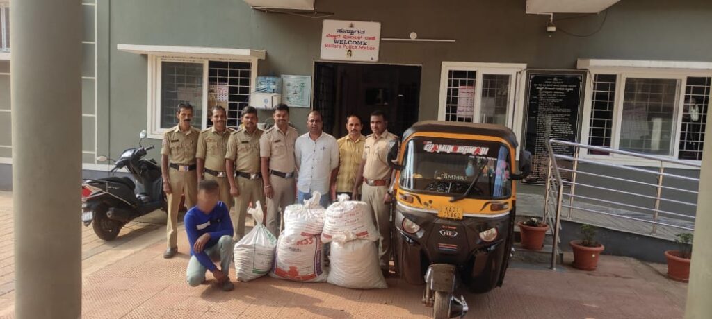 ಅಡಿಕೆ ಕಳವು ಪ್ರಕರಣವನ್ನು ಭೇದಿಸಿದ ಬೆಳ್ಳಾರೆ ಪೊಲೀಸರು