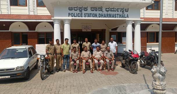 ಬೆಳ್ತಂಗಡಿ : 3 ಬೈಕ್, 1 ಕಾರು ಕಳವು- 3 ಆರೋಪಿಗಳು ಸೆರೆ..!