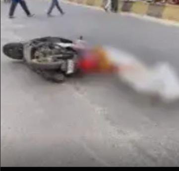 ಬೈಕ್‌ಗೆ ಬಸ್‌ ಡಿಕ್ಕಿ ಹೊಡೆದು ಬೈಕ್‌ ಸವಾರ ಸ್ಥಳದಲ್ಲೇ ಸಾವು