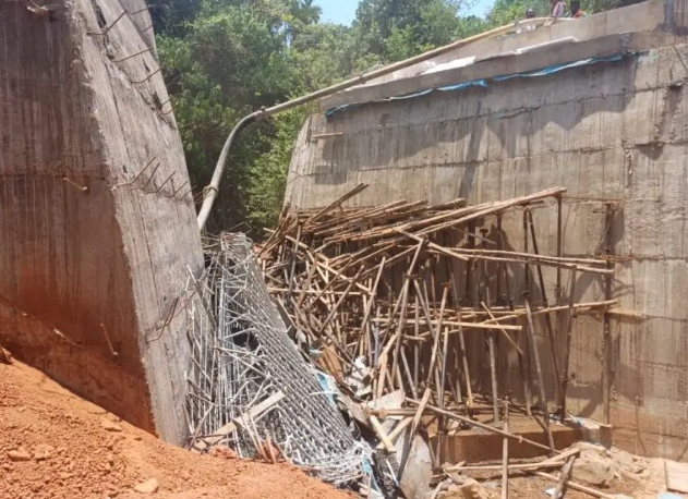 ವಿಟ್ಲ : ನಿರ್ಮಾಣ ಹಂತದಲ್ಲಿದ್ದ ಸೇತುವೆ ಕುಸಿತ – 7 ಮಂದಿಗೆ ಗಾಯ