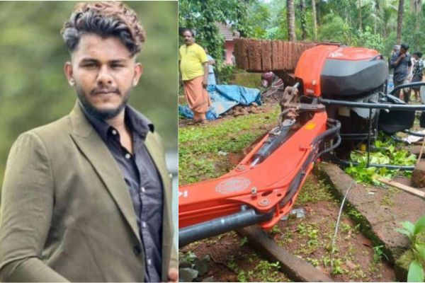 ಕಾಸರಗೋಡು – ತೊಳೆಯುತ್ತಿದ್ದ ವೇಳೆ ಪಲ್ಟಿಯಾದ ಹಿಟಾಚಿ – ಯುವಕ ಸಾವು