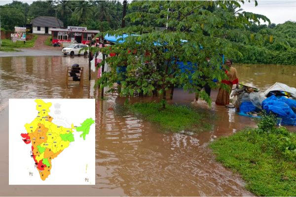 ಕರಾವಳಿಯಲ್ಲಿ ಮುಂದುವರೆದ ಮಳೆ – ಜುಲೈ 18 .ರಂದು ರೆಡ್ ಅಲರ್ಟ್ ಘೊಷಿಸಿದ ಹವಾಮಾನ ಇಲಾಖೆ.