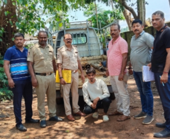 ಲಕ್ಷಾಂತರ ರೂಪಾಯಿ ಮೌಲ್ಯದ ಪಂಪುಸೆಟ್ ಕಳವು ಆರೋಪಿ ಬಂಧನ