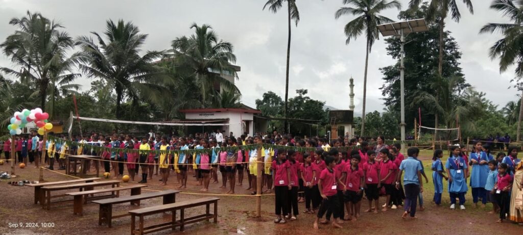 ಅರಂತೋಡು ಸರ್ಕಾರಿ ಮಾದರಿ ಹಿರಿಯ ಪ್ರಾಥಮಿಕ ಶಾಲೆಯಲ್ಲಿ ತ್ರೋಬಾಲ್ ಪಂದ್ಯಾಟ