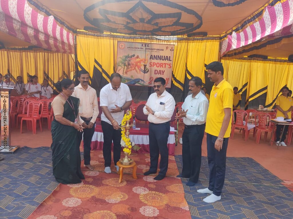 ಕೆವಿಜಿ ಅಮರಜ್ಯೋತಿ ಪದವಿ ಪೂರ್ವ ಕಾಲೇಜಿನಲ್ಲಿ ವಾರ್ಷಿಕ ಕ್ರೀಡಾಕೂಟ 2024 :ಕ್ರೀಡೆಯಿಂದ ಮಾನಸಿಕ ಒತ್ತಡ ನಿಯಂತ್ರಣ ಡಾ. ಉಜ್ವಲ್ ಯು ಜೆ