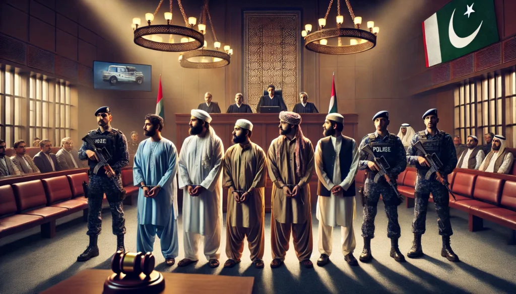 ದುಬೈ: ಪೊಲೀಸರ ವೇಷದಲ್ಲಿ ಅಪಹರಣ ಮತ್ತು ದರೋಡೆ ಮಾಡಿದ ಪಾಕಿಸ್ತಾನ ಮೂಲದ ನಾಲ್ವರಿಗೆ 2 ವರ್ಷ ಜೈಲು ಮತ್ತು 10 ಲಕ್ಷ ದಿರಹಂ ದಂಡ