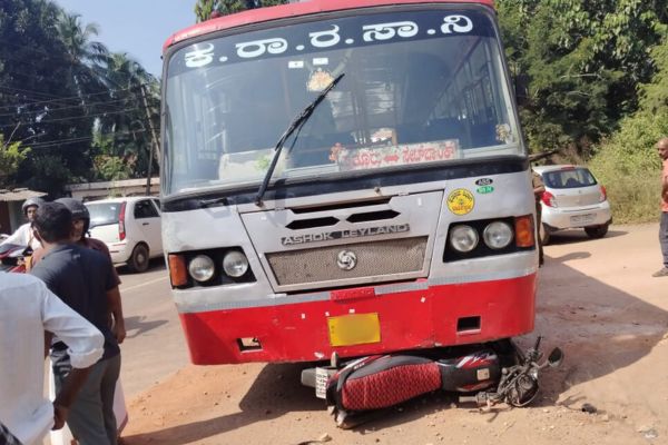 ಪುತ್ತೂರು : ಬಸ್ – ಬೈಕ್ ಅಪಘಾತ; ಸವಾರ ಸಾವು