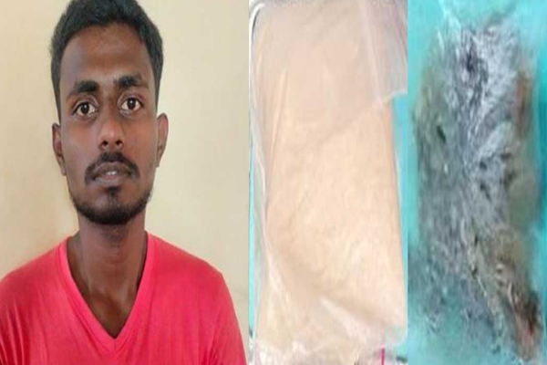 ಮಾದಕ ವಸ್ತು ಮಾರಾಟಕ್ಕೆ ಯತ್ನಿಸಿದ ವ್ಯಕ್ತಿ ಅರೆಸ್ಟ್; 3.25 ಲ.ರೂ ಮೌಲ್ಯದ ಸೊತ್ತು ವಶ