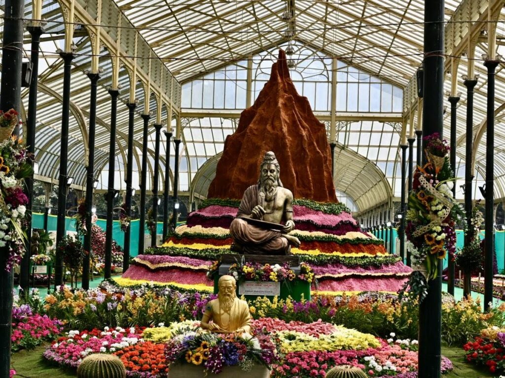 ಲಾಲ್ಬಾಗ್ ಫಲಪುಷ್ಪ ಪ್ರದರ್ಶನ: ಹೂವಿನಲ್ಲಿ ಅರಳಿದ ರಾಮಾಯಣ