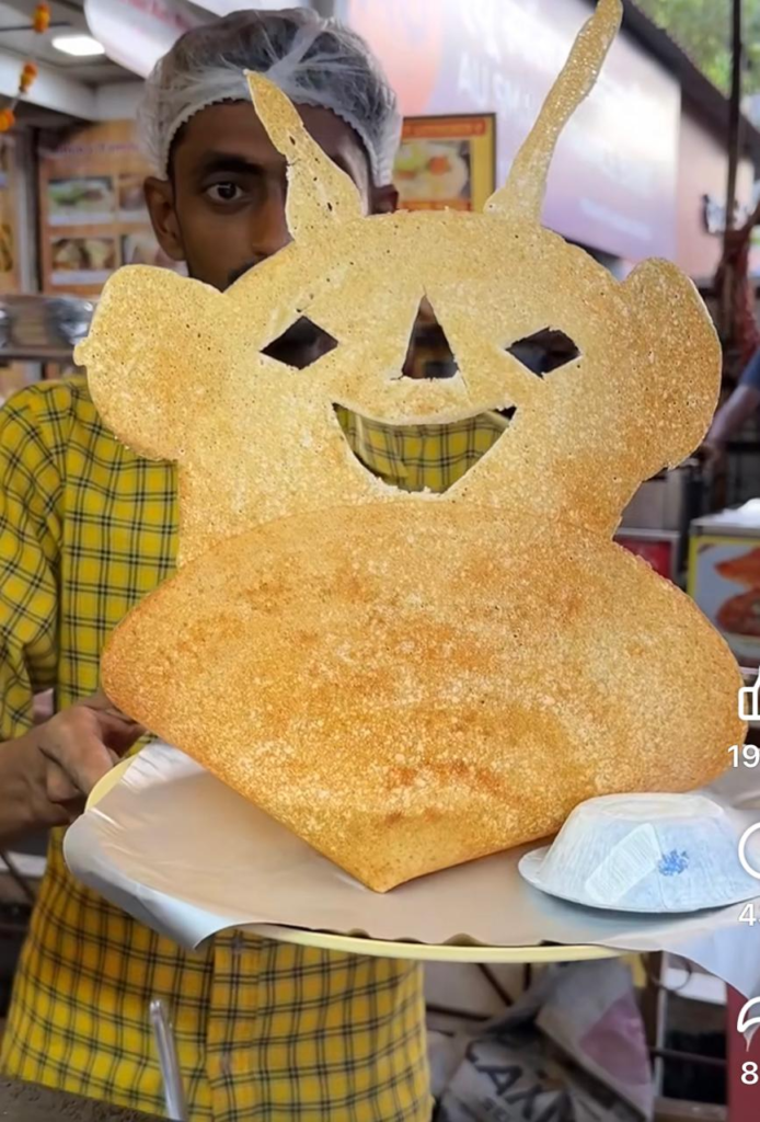 ಸಾಂಪ್ರದಾಯಿಕ ದೋಸೆಗೆ – ನೂತನ ರೂಪ ; ಮಿಕ್ಕಿ ಮೌಸ್ ದೋಸೆ