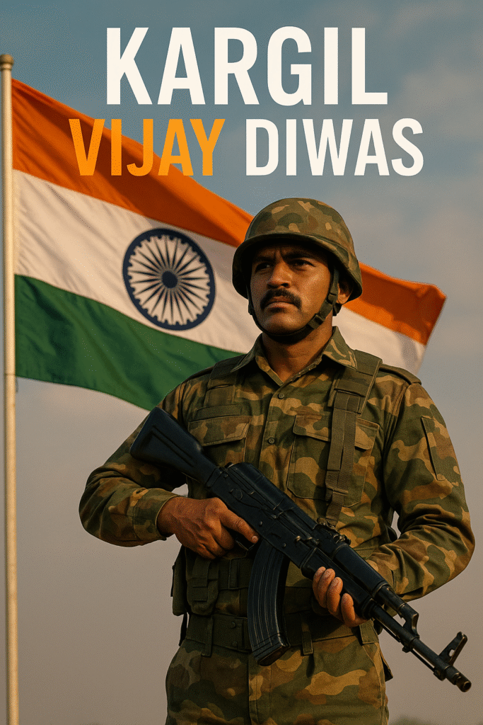 ಕಾರ್ಗಿಲ್ ವಿಜಯ ದಿವಸ್: ವೀರ ಯೋಧರ ಶೌರ್ಯಕ್ಕೆ ನಮನ