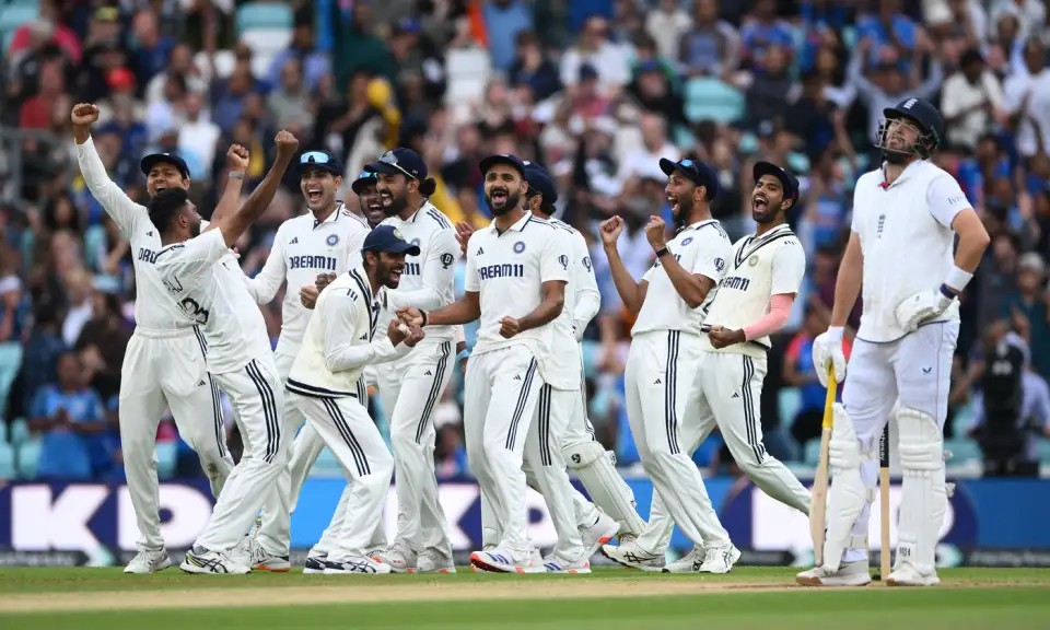 ಓವಲ್‌ನಲ್ಲಿ ಭಾರತಕ್ಕೆ ರೋಚಕ ಗೆಲುವು: ಇಂಗ್ಲೆಂಡ್‌ಗೆ 6 ರನ್ ಸೋಲು
