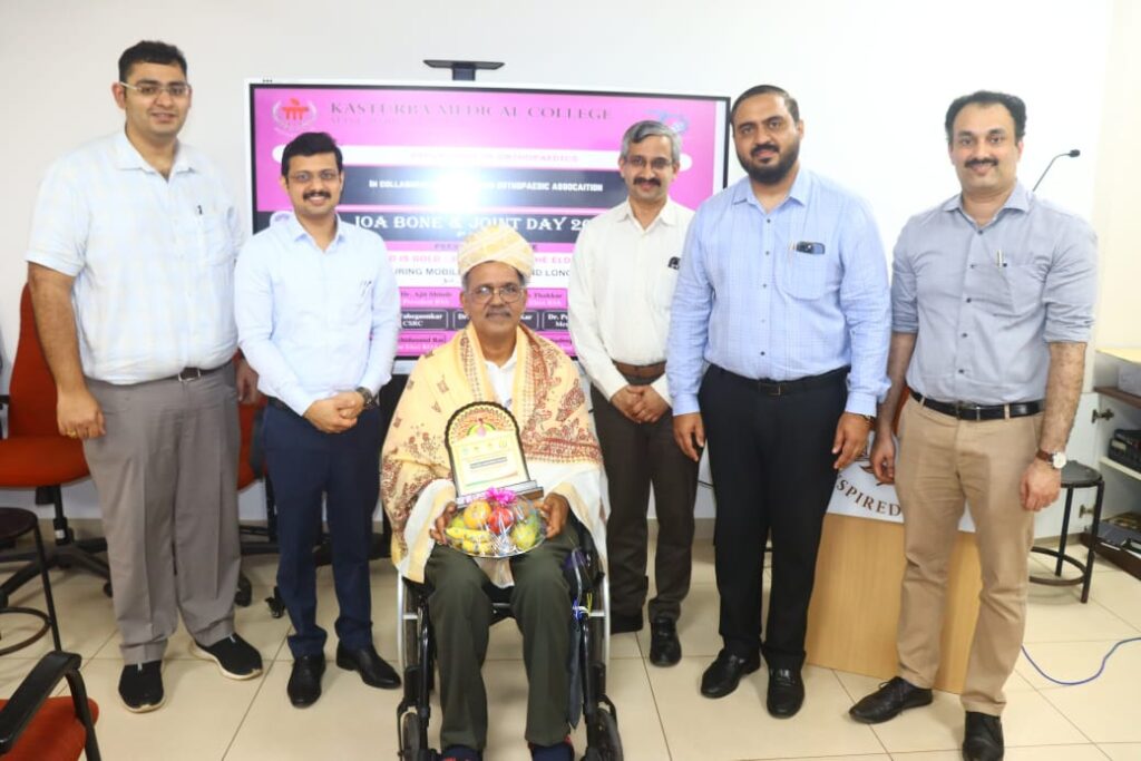 ಸೇವಾಧಾಮ ಸಂಸ್ಥಾಪಕರಾದ ಶ್ರೀ ಕೆ ವಿನಾಯಕ ರಾವ್ ರವರಿಗೆ IOA ಸುವರ್ಣ ಸಾಧಕ ಪ್ರಶಸ್ತಿ