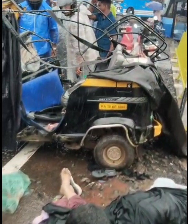 ಬ್ರೇಕ್ ವೈಫಲ್ಯದಿಂದ ನಿಯಂತ್ರಣ ತಪ್ಪಿದ KSRTC ಬಸ್ – ಒಂದೇ ಕುಟುಂಬದ ನಾಲ್ವರು ಸೇರಿ 5 ಸಾವು