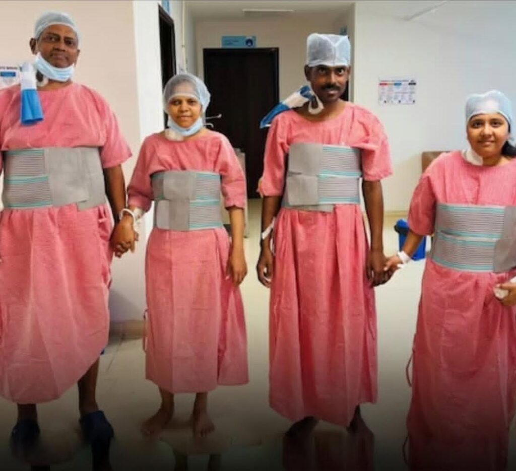 ಮುಂಬೈಯಲ್ಲಿ ಅಪರೂಪದ ಲಿವರ್ ಸ್ವಾಪ್ ಶಸ್ತ್ರಚಿಕಿತ್ಸೆ: ಗಂಡಂದಿರ ಜೀವ ಉಳಿಸಿದ ಪತ್ನಿಯರು