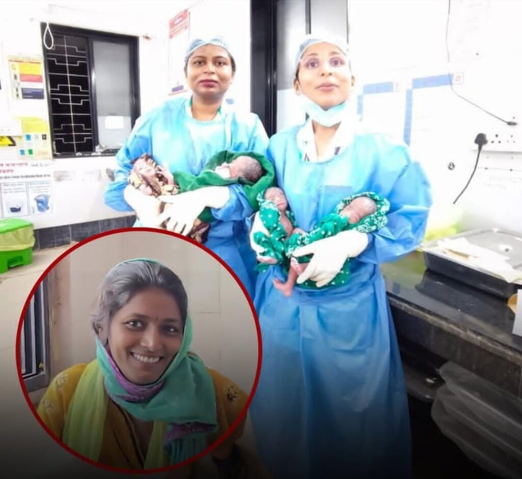 ಅಪರೂಪದ ವೈದ್ಯಕೀಯ ಘಟನೆ – ಒಟ್ಟಿಗೆ ನಾಲ್ಕು ಮಕ್ಕಳಿಗೆ ಜನ್ಮ