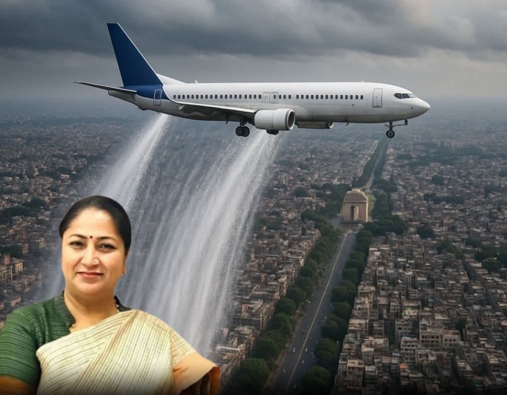 ದೆಹಲಿಯಲ್ಲಿ ಮೊದಲ ಬಾರಿಗೆ ಕೃತಕ ಮಳೆ: ವಾಯು ಮಾಲಿನ್ಯ ನಿಯಂತ್ರಣಕ್ಕೆ ಮಹತ್ವದ ಹೆಜ್ಜೆ