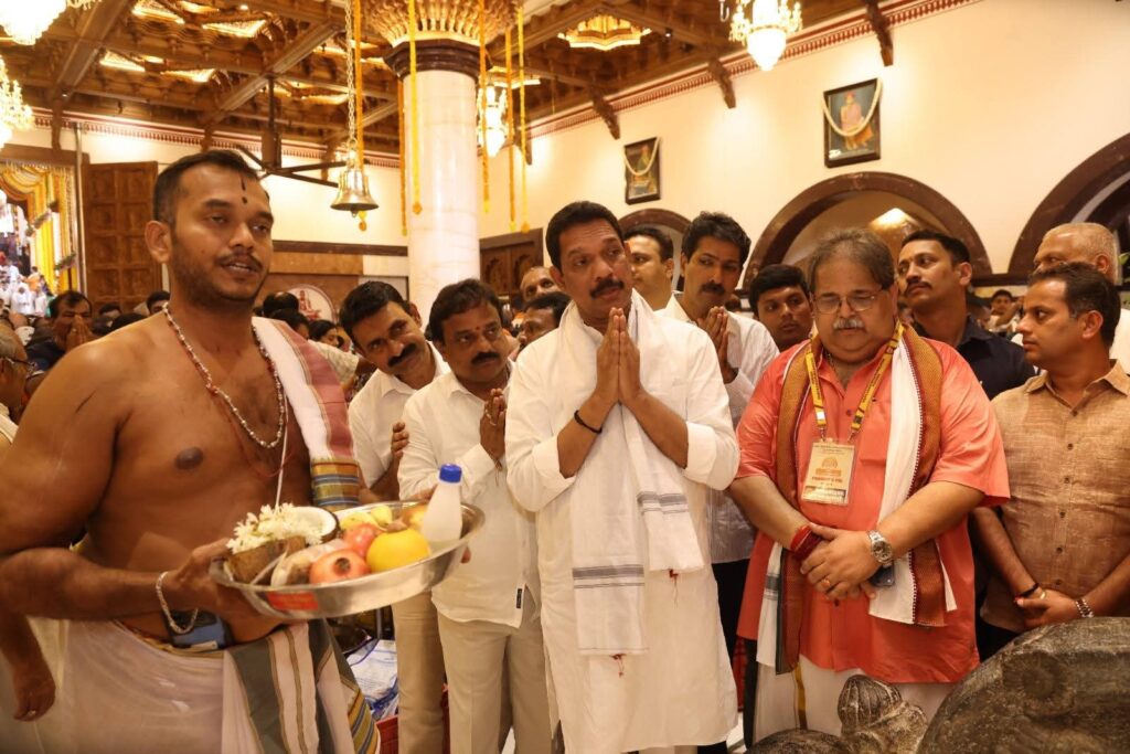 ಸಾರ್ಧ ಪಂಚ ಶತಮಾನೋತ್ಸವದ ನಿಮಿತ್ತ ಗೋವಾದ ಶ್ರೀ ಗೋಕರ್ಣ ಪರ್ತಗಾಳಿ ಮಠಕ್ಕೆ ನಳಿನ್ ಕುಮಾರ್ ಕಟೀಲ್ ಭೇಟಿ