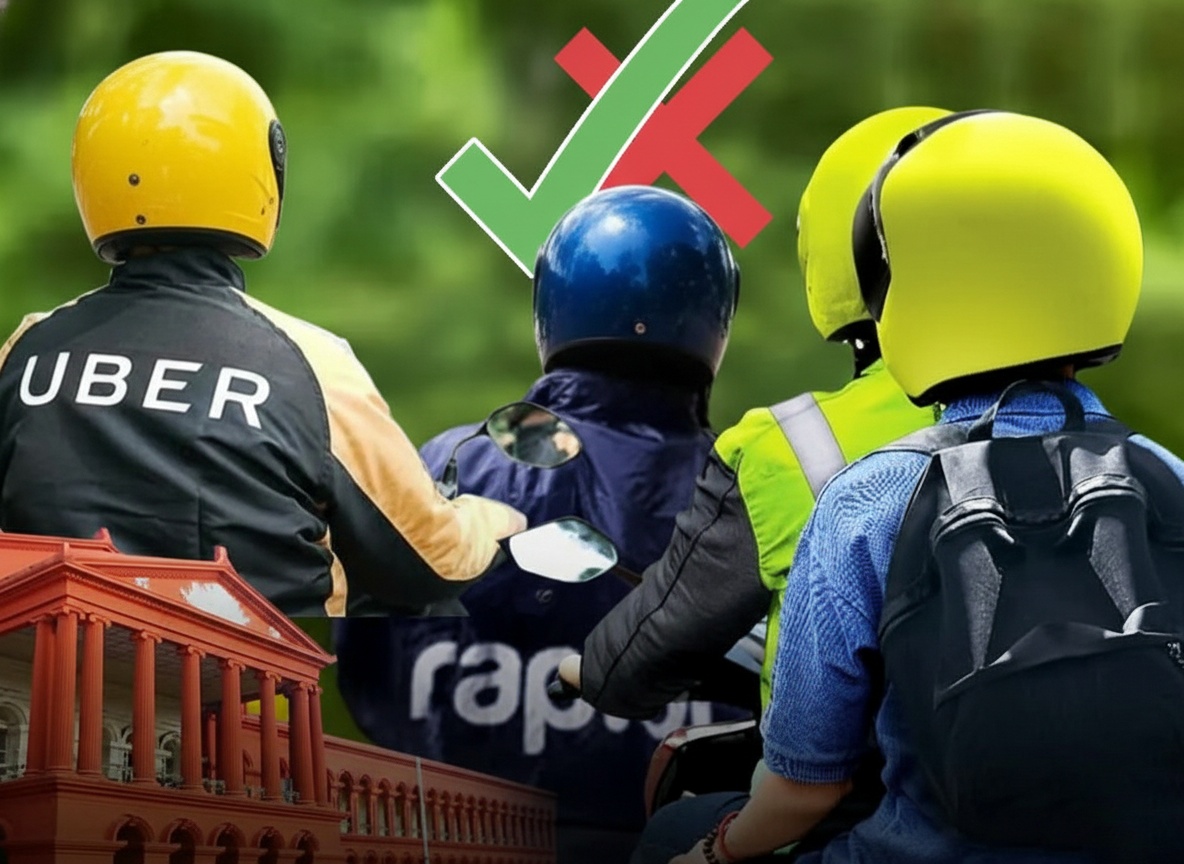 ಕರ್ನಾಟಕದಲ್ಲಿ ಬೈಕ್ ಟ್ಯಾಕ್ಸಿ ನಿಷೇಧ ರದ್ದು: ರಾಜ್ಯ ಸರ್ಕಾರದ ನಿಷೇಧ ತೆರವುಗೊಳಿಸಿದ ಹೈಕೋರ್ಟ್