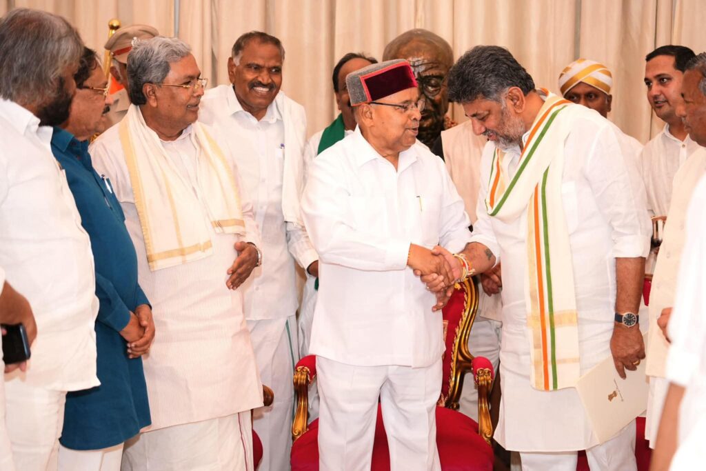 ಕರ್ನಾಟಕದ ನೂತನ ಮುಖ್ಯಮಂತ್ರಿಯಾಗಿ ಡಿ.ಕೆ. ಶಿವಕುಮಾರ್ ಆಯ್ಕೆ: ಜೂನ್ 3ಕ್ಕೆ ಪ್ರಮಾಣ ವಚನ ಸ್ವೀಕಾರ!