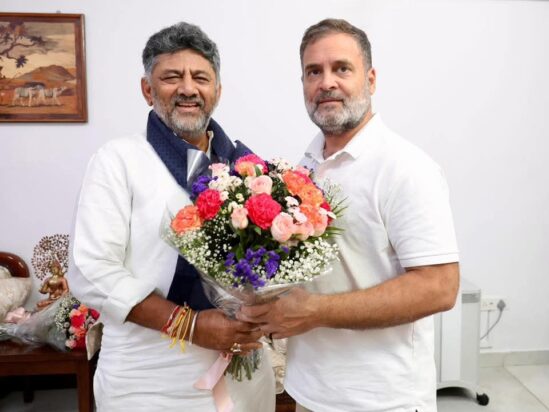 ​ಡಿ.ಕೆ. ಶಿವಕುಮಾರ್ ಸಿಎಂ ಪ್ರಮಾಣ ವಚನಕ್ಕೂ ಮುನ್ನ ದೆಹಲಿಯಲ್ಲಿ ಸಚಿವ ಸಂಪುಟ ಕಸರತ್ತು: ಹೈಕಮಾಂಡ್ ಜೊತೆ  ಕಾಂಗ್ರೆಸ್ ನಾಯಕರ ಮಹತ್ವದ ಸಭೆ!