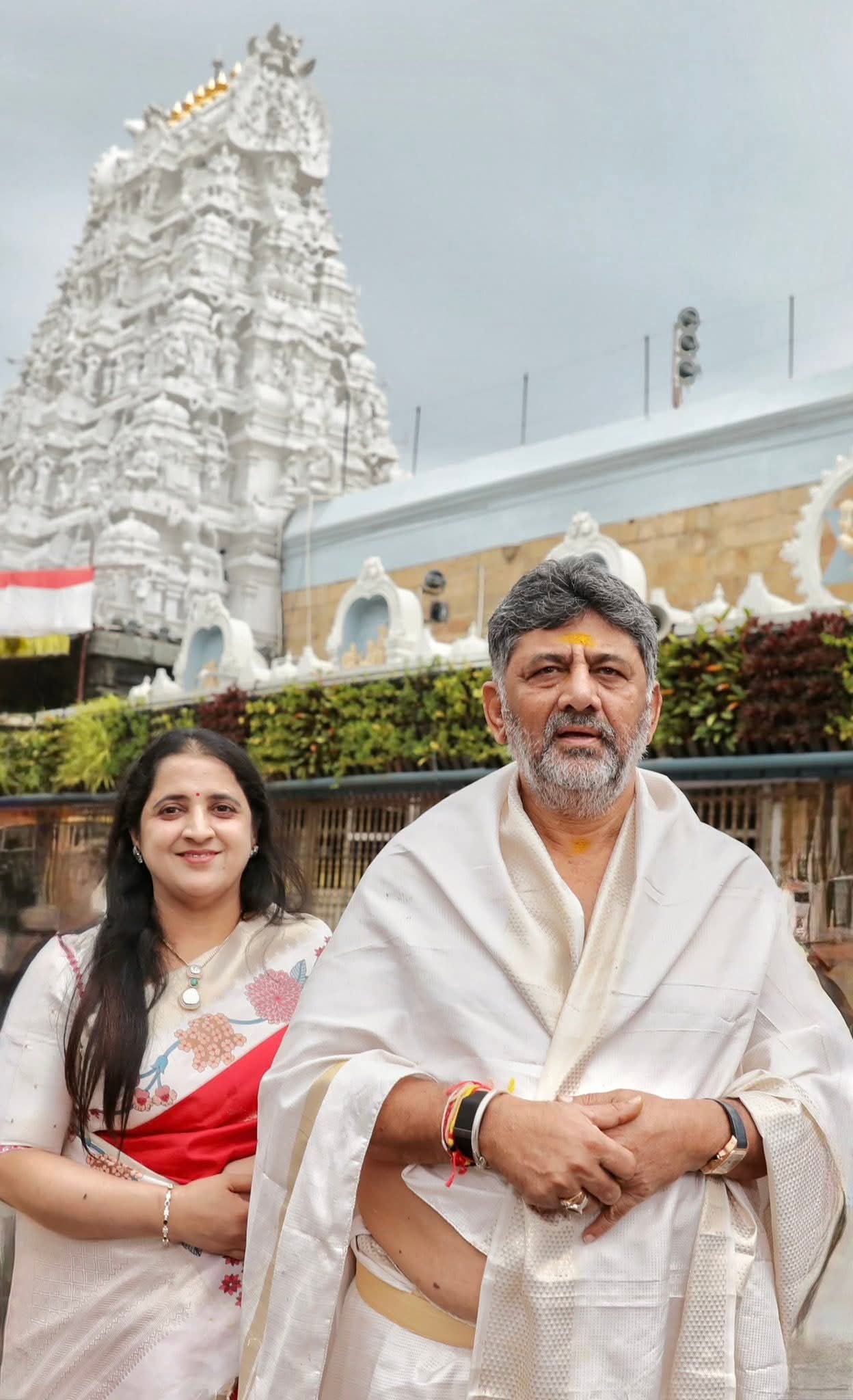 ಪರಿಷತ್ ಚುನಾವಣೆ ಗೆಲುವಿನ ಬೆನ್ನಲ್ಲೇ ತಿರುಪತಿ ತಿಮ್ಮಪ್ಪನ ಸನ್ನಿಧಿಗೆ ಸಿಎಂ ಡಿ.ಕೆ. ಶಿವಕುಮಾರ್ ಭೇಟಿ!